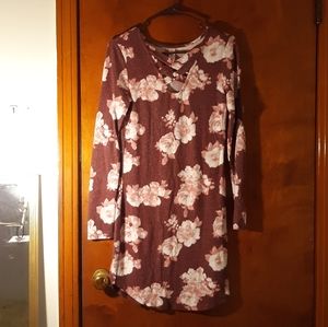 Soft Long sleeve mini dress